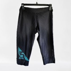 Reebok women's athletic workout capri leggings workout pants Women's size small